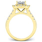 Velvet Princess Diamond Bridal Set (Lab Grown Igi Cert) yellowgold