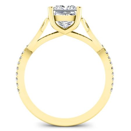 Pavonia Princess Diamond Bridal Set (Lab Grown Igi Cert) yellowgold