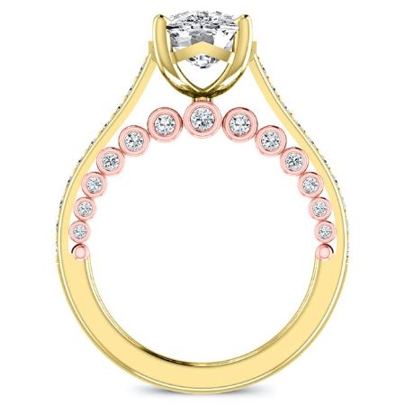 Nala Cushion Diamond Bridal Set (Lab Grown Igi Cert) yellowgold