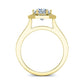 Anise Cushion Diamond Bridal Set (Lab Grown Igi Cert) yellowgold