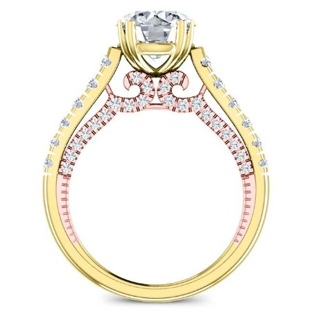 Nasrin Round Diamond Bridal Set (Lab Grown Igi Cert) yellowgold