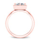 Aspen Round Diamond Bridal Set (Lab Grown Igi Cert) rosegold