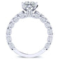 Kassia Princess Diamond Bridal Set (Lab Grown Igi Cert) whitegold