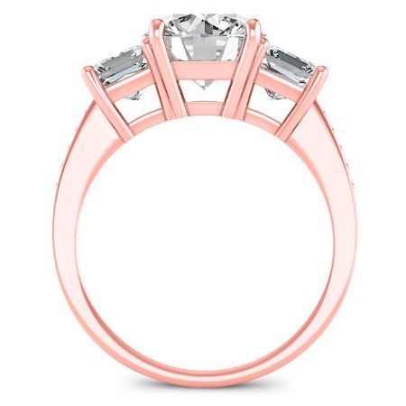 Dietes Round Diamond Bridal Set (Lab Grown Igi Cert) rosegold