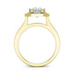 Anise Princess Diamond Bridal Set (Lab Grown Igi Cert) yellowgold