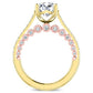 Nala Round Diamond Bridal Set (Lab Grown Igi Cert) yellowgold