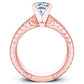 Azalea Cushion Diamond Bridal Set (Lab Grown Igi Cert) rosegold