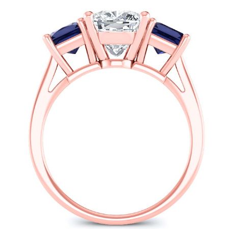 Ilex Cushion Diamond Bridal Set (Lab Grown Igi Cert) rosegold