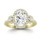 Lunaria Oval Diamond Bridal Set (Lab Grown Igi Cert) yellowgold