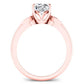 Lobelia Cushion Diamond Bridal Set (Lab Grown Igi Cert) rosegold