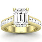 Yarrow Emerald Diamond Bridal Set (Lab Grown Igi Cert) yellowgold