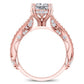 Tansy Princess Diamond Bridal Set (Lab Grown Igi Cert) rosegold