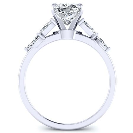 Wisteria Cushion Diamond Bridal Set (Lab Grown Igi Cert) whitegold