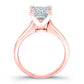 Rosemary Princess Diamond Bridal Set (Lab Grown Igi Cert) rosegold