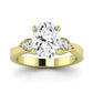 Hibiscus Oval Diamond Bridal Set (Lab Grown Igi Cert) yellowgold