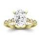 Marigold Oval Diamond Bridal Set (Lab Grown Igi Cert) yellowgold