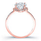 Bergenia Round Diamond Bridal Set (Lab Grown Igi Cert) rosegold