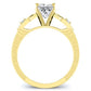 Venus Princess Diamond Bridal Set (Lab Grown Igi Cert) yellowgold