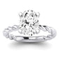 Balsam Oval Diamond Bridal Set (Lab Grown Igi Cert) whitegold