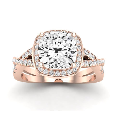 Moonflower Cushion Diamond Bridal Set (Lab Grown Igi Cert) rosegold