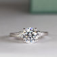 Briar Rose - 1ct Princess Diamond Engagement Ring (Lab Grown Igi Cert) whitegold