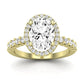 Sweetpea Oval Diamond Bridal Set (Lab Grown Igi Cert) yellowgold