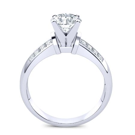 Heather Round Diamond Bridal Set (Lab Grown Igi Cert) whitegold