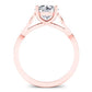 Nolina Round Diamond Bridal Set (Lab Grown Igi Cert) rosegold