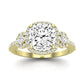 Lunaria Cushion Diamond Bridal Set (Lab Grown Igi Cert) yellowgold