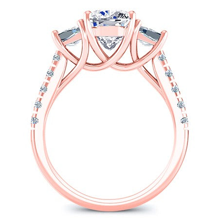 Marjoram Cushion Diamond Engagement Ring (Lab Grown Igi Cert) rosegold