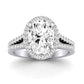 Silene Oval Diamond Bridal Set (Lab Grown Igi Cert) whitegold