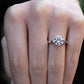 Bellflower Round Diamond Engagement Ring (Lab Grown Igi Cert) whitegold