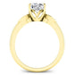 Lobelia Cushion Diamond Bridal Set (Lab Grown Igi Cert) yellowgold