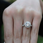 Aubretia Round Diamond Engagement Ring (Lab Grown Igi Cert) whitegold