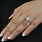 Privet Round Diamond Engagement Ring (Lab Grown Igi Cert) whitegold
