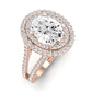 Flora Oval Diamond Bridal Set (Lab Grown Igi Cert) rosegold