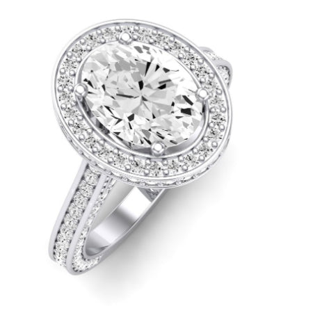 Buttercup Oval Diamond Bridal Set (Lab Grown Igi Cert) whitegold