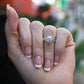 Carnation Round Diamond Engagement Ring (Lab Grown Igi Cert) whitegold