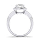 Moonflower Oval Diamond Bridal Set (Lab Grown Igi Cert) whitegold