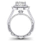 Lupin Oval Diamond Bridal Set (Lab Grown Igi Cert) whitegold