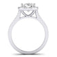 Silene Oval Diamond Bridal Set (Lab Grown Igi Cert) whitegold