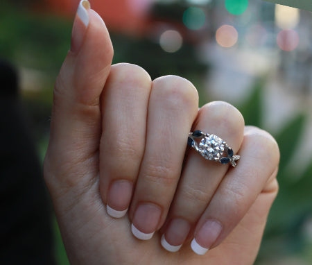 Alba Round Diamond Engagement Ring (Lab Grown Igi Cert) whitegold