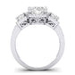 Erica Oval Diamond Bridal Set (Lab Grown Igi Cert) whitegold