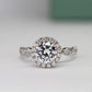 Aubretia Round Diamond Engagement Ring (Lab Grown Igi Cert) whitegold