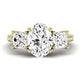 Dietes Oval Diamond Bridal Set (Lab Grown Igi Cert) yellowgold