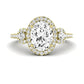 Lunaria Oval Diamond Bridal Set (Lab Grown Igi Cert) yellowgold