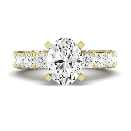 Kalina Oval Diamond Bridal Set (Lab Grown Igi Cert) yellowgold