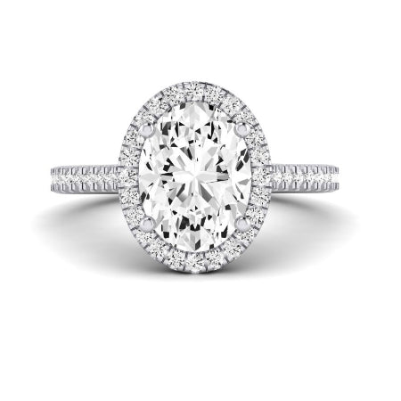 Mallow Oval Diamond Bridal Set (Lab Grown Igi Cert) whitegold