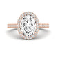 Mallow Oval Diamond Bridal Set (Lab Grown Igi Cert) rosegold