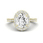 Florizel Oval Diamond Bridal Set (Lab Grown Igi Cert) yellowgold